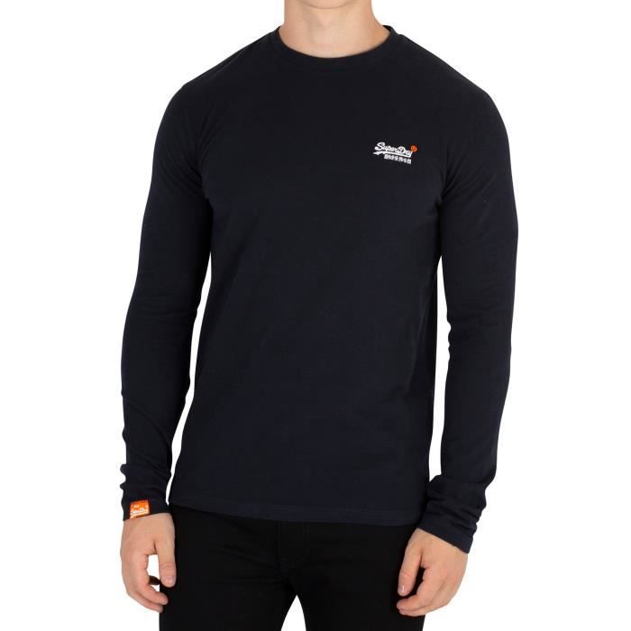 Tee shirt manche longue superdry clearance