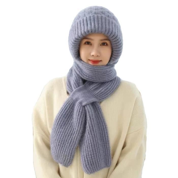 Pack hiver pour fille gris : Bonnet + Gants + Écharpe chaude