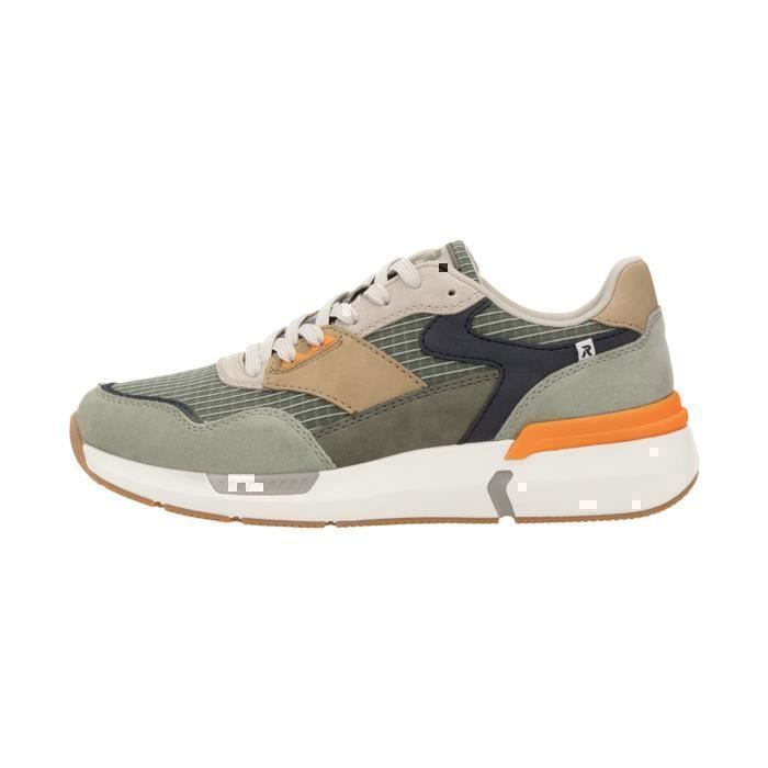 Rieker Basket Cuir Rieker Samira - Vert-Combinaison