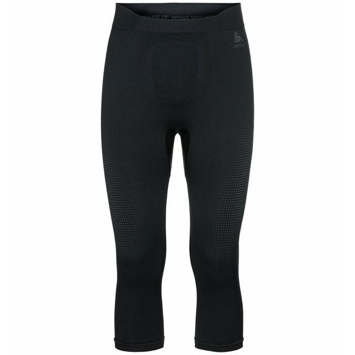 Collant homme Odlo 3/4 Performance Warm Eco - Noir/gris Collant homme Odlo 3/4 Performance Warm Eco - Noir/gris