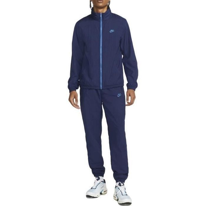 Ensemble de survêtement Nike NSW Essential Woven BASIC - Bleu - Manches longues - Fitness - Multisport - Adulte