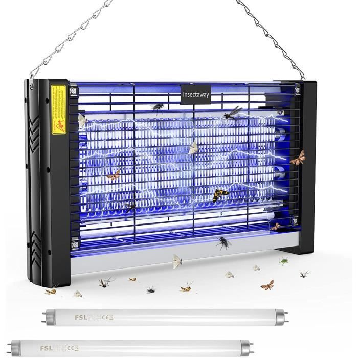 Lampe Anti Moustique, Tue Mouche Electrique, 360 ° Uv Tueur D'Insectes