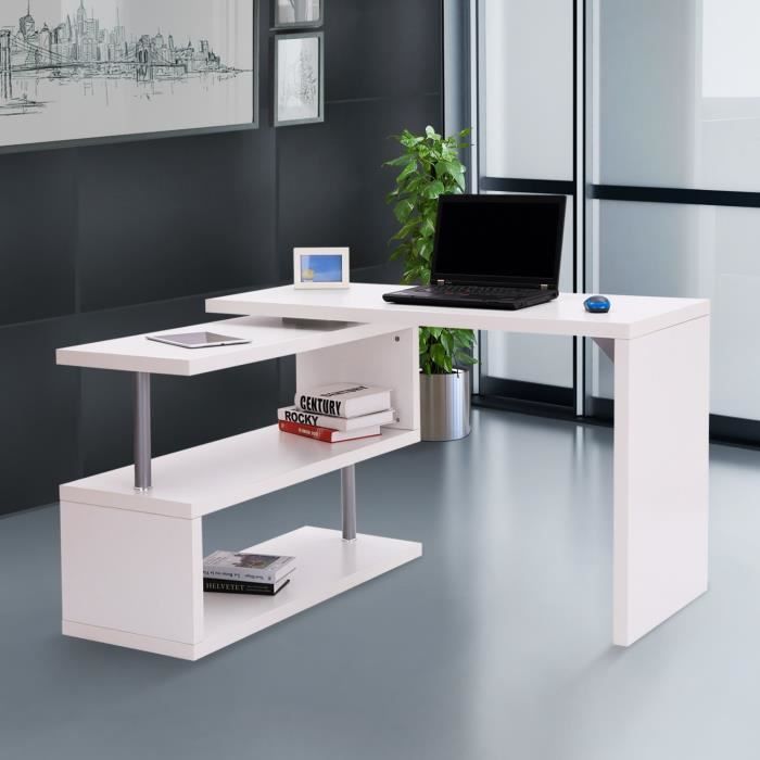 Bureau Informatique D Angle Elsa Avec Rangement Blanc Achat Vente Bureau Bureau Informatique D Angle Soldes Sur Cdiscount Des Le 20 Janvier Cdiscount