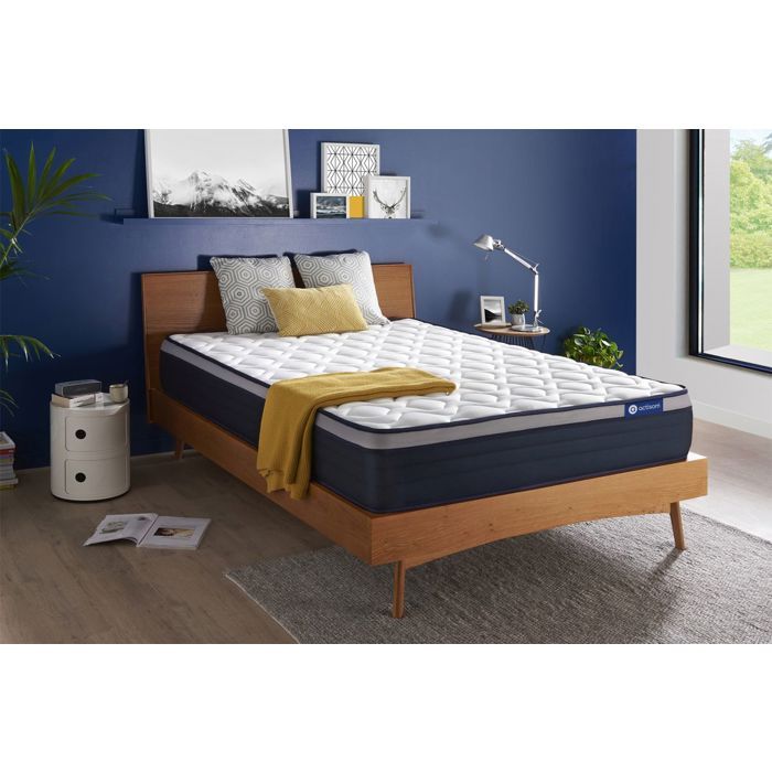 Matelas 180x200 cm Ressorts ensachés et Mémoire de forme - Actiflex Max