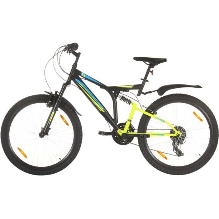 827 Elegant Noir Luxe Velo de montagne MODERNE Velo VTT Mountainbike 21 vitesses Roue de 26 pouces 49 cm Noir Cdiscount Sport