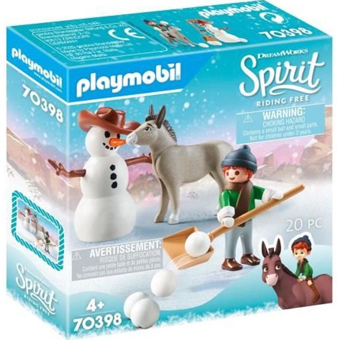 PLAYMOBIL 70398 - Spirit - La Mèche et Monsieur Carotte en hiver