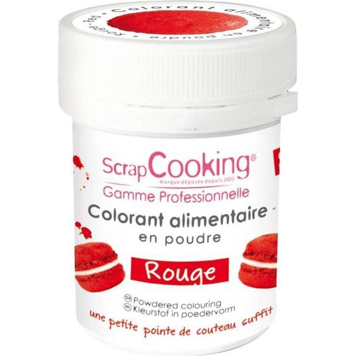 ScrapCooking Colorant Alimentaire en Poudre, Bleu Turquoise, 5 g