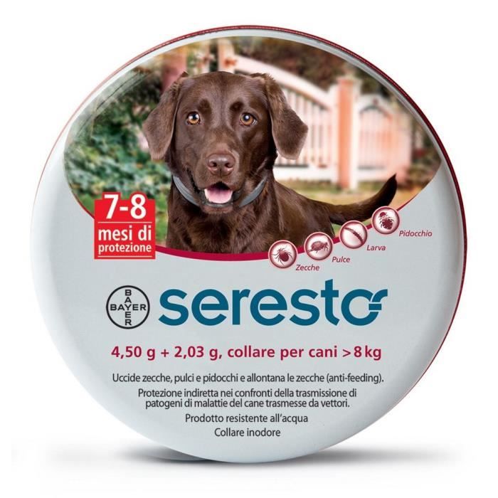 Meilleurs prix pour Collier antiparasitaire - SERESTO - 70 cm - Noir - Pour Chien - Taille Moyen