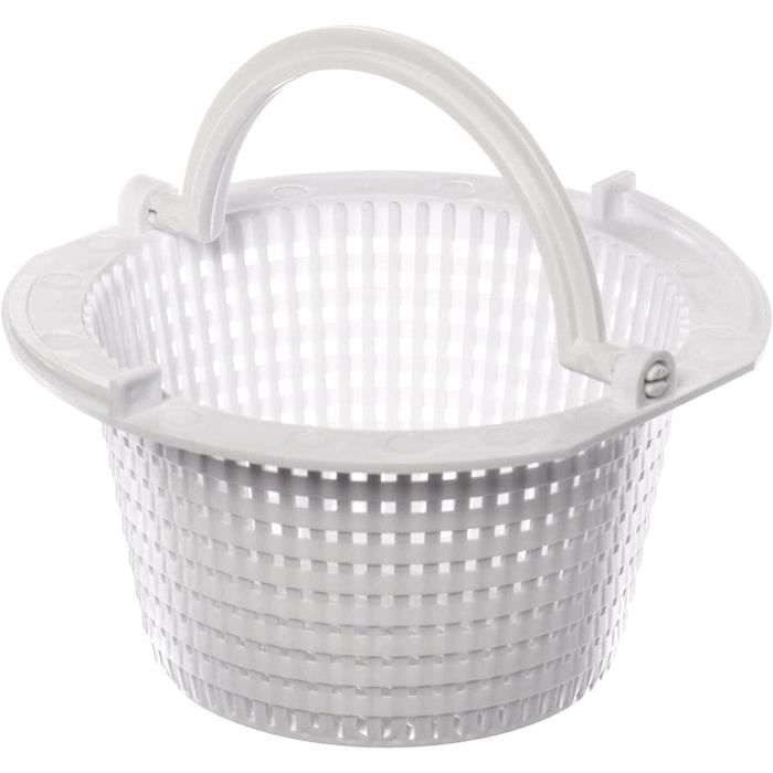 Panier Skimmer Piscine 18 Cm - Préfiltre De Remplacement Avec Poignée, En Résine Plastique Durable, Facile à Installer
