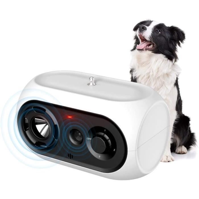 Meilleurs prix pour Anti Aboiement Chien, 100% Sûr Boitier Anti Aboiement, Automatique Dispositif Anti-aboiement Chien, Rechargeable Ultrason[S28]