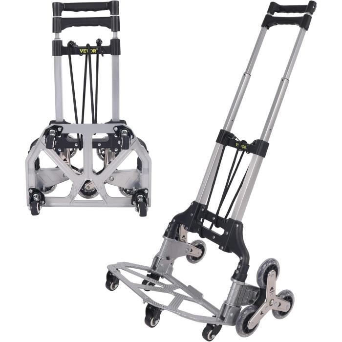 Paire De Roues Triangulaires Tout-Terrain Ultra-Résistantes – Idéales Pour Chariot De Courses Ou Bagages, Montée D'Escalier Facile