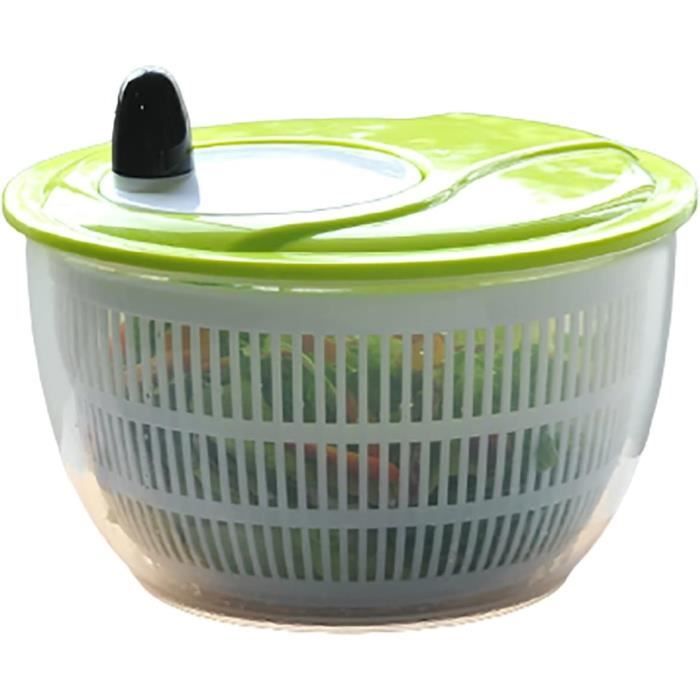 Essoreuse à Salade, Laitue Et Légumes, égouttoir Multifonction De 3 L Avec Bol Et Passoire Pour La Cuisine