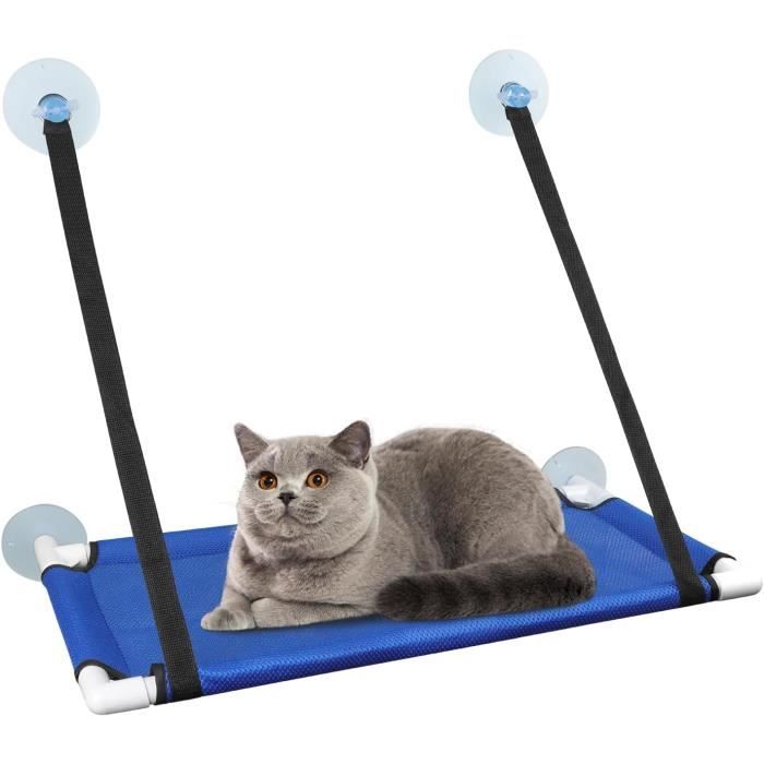 Hamac pour chat fenêtre bleu