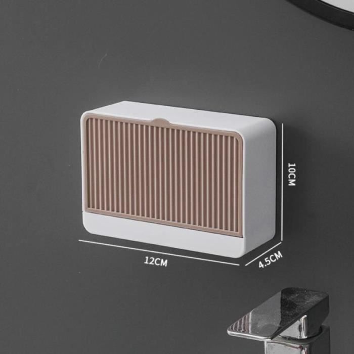 Porte Savon Mural - A172 - ABS - Sans Perçage - 2 Pièces - Blanc Porte Savon Mural - A172 - ABS - Sans Perçage - 2 Pièces - Blanc
