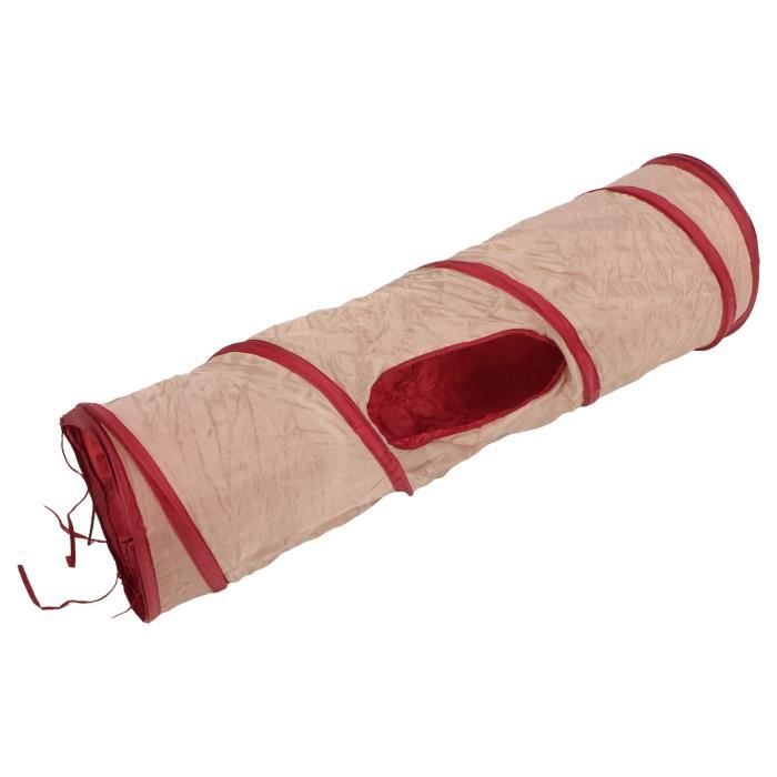 Meilleurs prix pour Vvikizy Jouet de tunnel de chat Jouet Tunnel pliable pour chat, 2 voies, interactif, froissé, jouet pour chat, animalerie toise