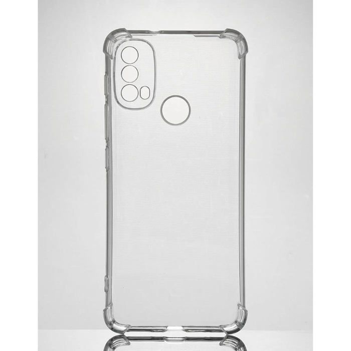 WE Coque de protection TPU MOTOROLA E20 / E30 / E40: Transparent: Anti-chocs - ultra résistant – semi-rigide - apparence du téléphon