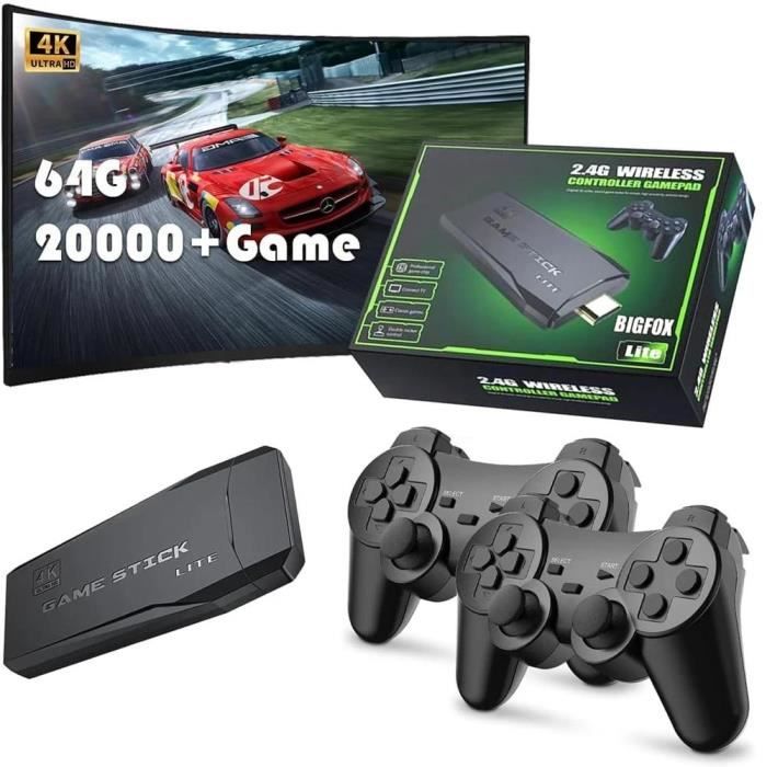 Console de jeu vidéo rétro, manette sans fil, émulateur TV 50 pour PS1