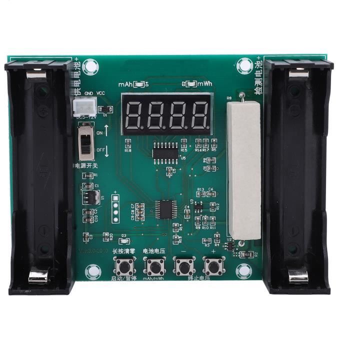Module Testeur Électronique DC 12V 0-20A 250W - Testeur Capacité Batterie Décharge Constante