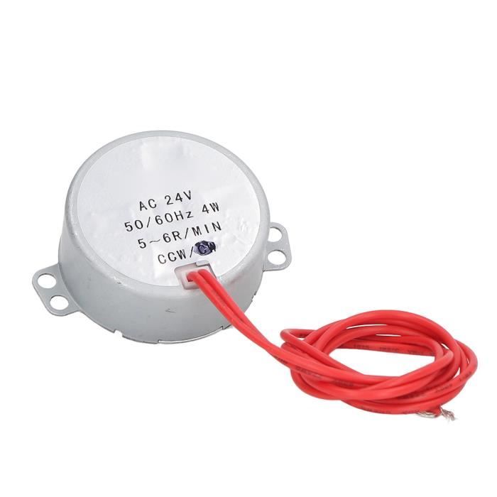 Moteur Synchrone TYC 30/40 - 5-6 Tr/min - AC 6V/12V - Grand Couple - Neuf