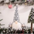2Pc décorations de Noël Gnome avec lumière LED - Décoration de Noël - fête La Maison De Vacances Table Cheminée Décorations -1