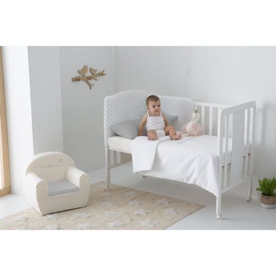 Absorba Canape Dehoussable Chut Bebe Dort 100 Coton 43 5x47x35 Cm Gris Cdiscount Puericulture Eveil Bebe