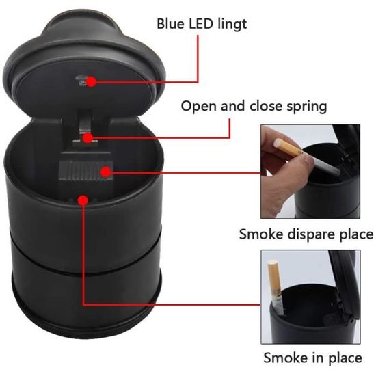 LIWI-cendrier Voiture, Cendrier De Plage, Cendrier De Voiture Avec