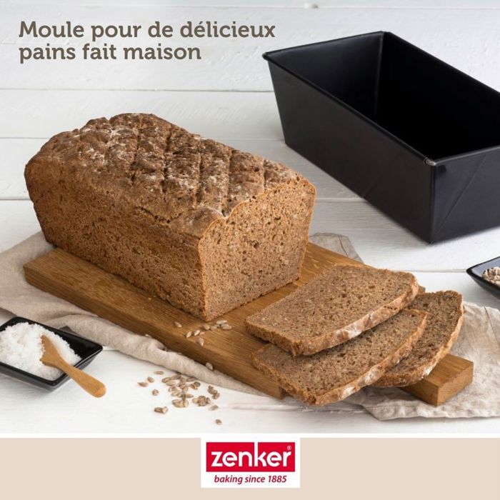 Zenker Moule à gâteau en forme de cœur - 24 x 28 cm - Série Pure - Fond plat - Pour Saint-Valentin ou anniversaire de mariage - Couleur : noir - Quantité : 1 pièce Zenker Moule à gâteau en forme de cœur - 24 x 28 cm - Série Pure - Fond plat - Pour Saint-Valentin ou anniversaire de mariage - Couleur : noir - Quantité : 1 pièce