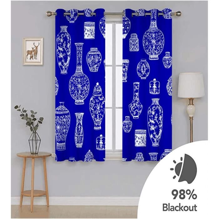 GSKOQD Rideaux Occultants Isolants Thermiques 140x160cm Lot De 2 - Style Ethnique Doré 3D - Chambre Salon Enfant