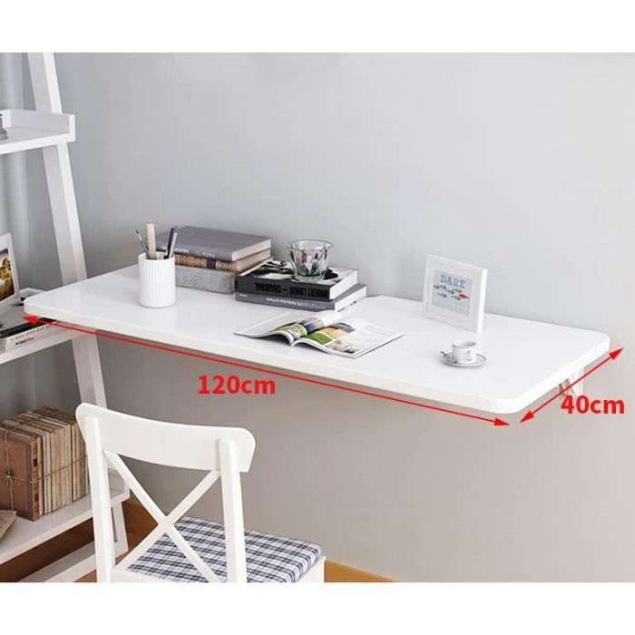 Tablette Rabattable Table Pliante Rabattable Tablette de Montage Mural pour Petites Pièces ...