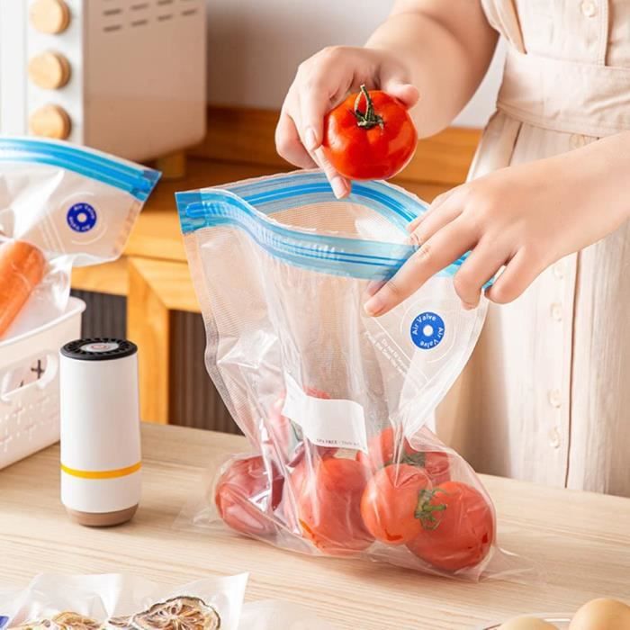 Boîte de rangement sous vide pour aliments avec pompe à vide