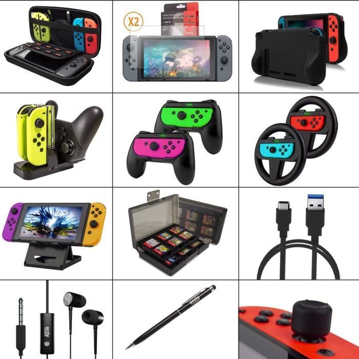 Quels accessoires pour la Switch Lite? Dock Etuis Pochettes Coques Hero  Game Company Nintendo 