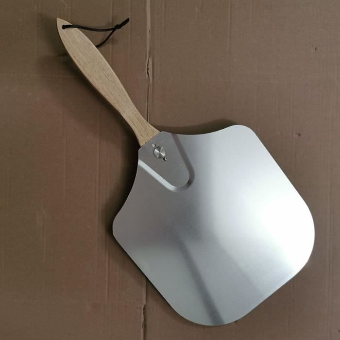 Pelle à Pizza En Aluminium Avec Manche En Bois - Palette Tournante Pour Four Et Pâtisserie