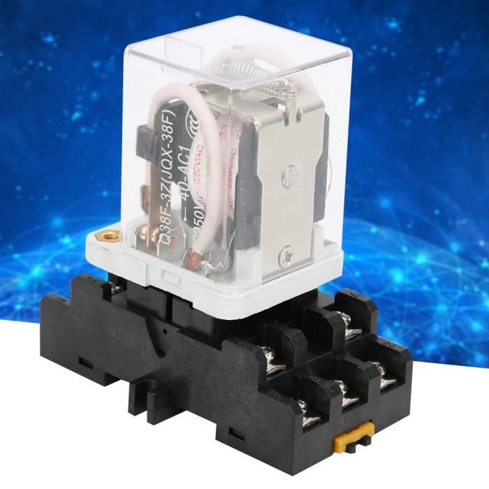 GEBBEM 2x JQX-15F DC24V Relais – Miniatur-Elektromagnetrelais 30A, PCB-Leistungsrelais Für Steuerungen
