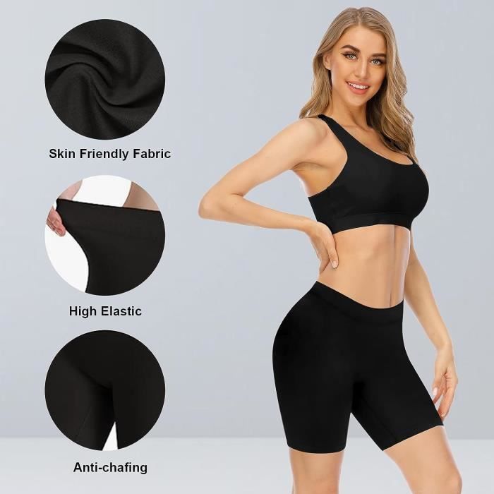 4pcs CULOTTE SLIP Cycliste Short Taille Haute Slip Panty Femme Long Culottes Boxer Shorty Legging Boxer Calecon Anti Frottement Colorado Cdiscount Pret a Porter
