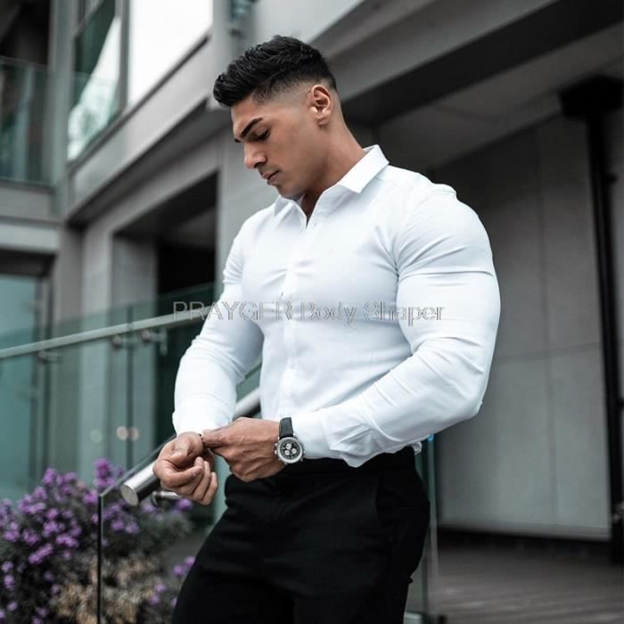 Chemise pour homme musclé deals