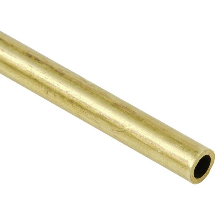 DMiotech 4Paquet 6 mm x 150 mm, Laiton Solide Rond Tige, Laiton Tige Tour Barre Stock pour DIY Artisanat