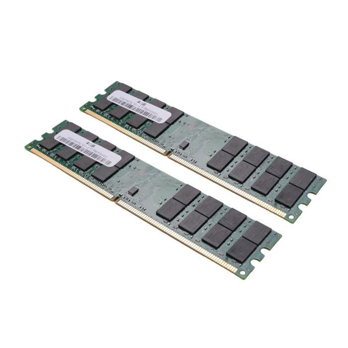 RAM DDR2 Micron 16 Go (4x4 Go) 800 MHz PC2-6400U - 240 Broches DIMM, Pour AMD, Neuf Ouvert