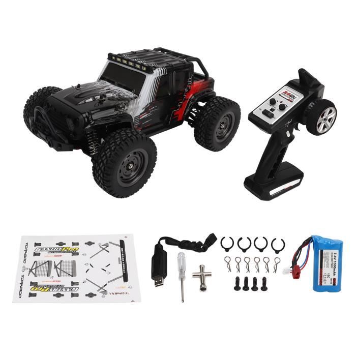 X-Verse SG202PRO Voiture Télécommandée 1:20 55KM/H RC Voiture Moteur à Balais en Carbone 4WD Tout Terrain Offroad RC Truggy RC Camion Crawler pour Adultes et Enfants (3 Batteries