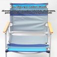 Chaise de Camping Portable Chaise de Plage Pliante avec Sac de Transport Chaise de randonne ultralgre pour lextrieur Camping [329]-2
