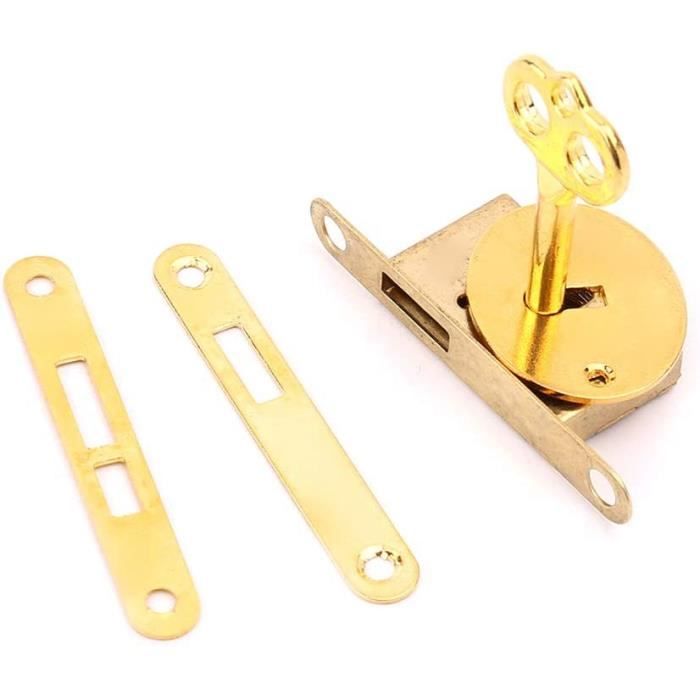Entrée De Porte Serrure Fleur De Lys – 2 Pièces Neuves, Pour Commode Ou Tiroir