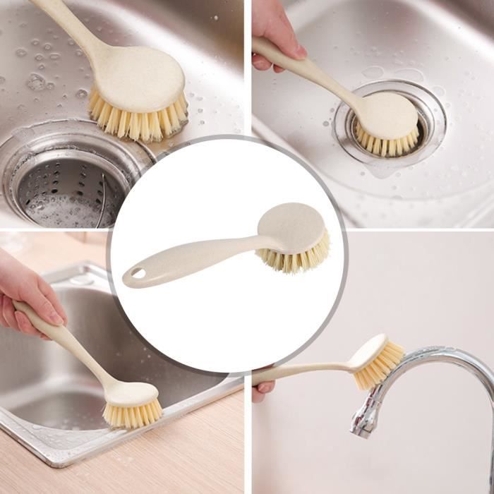 Brosse de nettoyage de douche Brosse à vaisselle de cuisine, petite brosse  de nettoyage Brosse de nettoyage de gril Brosse de