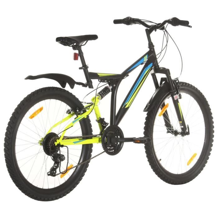 827 Elegant Noir Luxe Velo de montagne MODERNE Velo VTT Mountainbike 21 vitesses Roue de 26 pouces 49 cm Noir Cdiscount Sport
