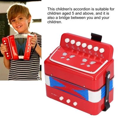 small foot Akkordeon „Blau, fördert das Musik- und Taktgefühl, Musikinstrument mit Gurt, ab 3 Jahren, 3318 small foot Akkordeon „Blau, fördert das Musik- und Taktgefühl, Musikinstrument mit Gurt, ab 3 Jahren, 3318