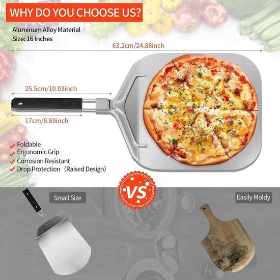 Pelle à pizza - 31 cm - Tellier - Meilleur du Chef Pelle à pizza - 31 cm - Tellier - Meilleur du Chef