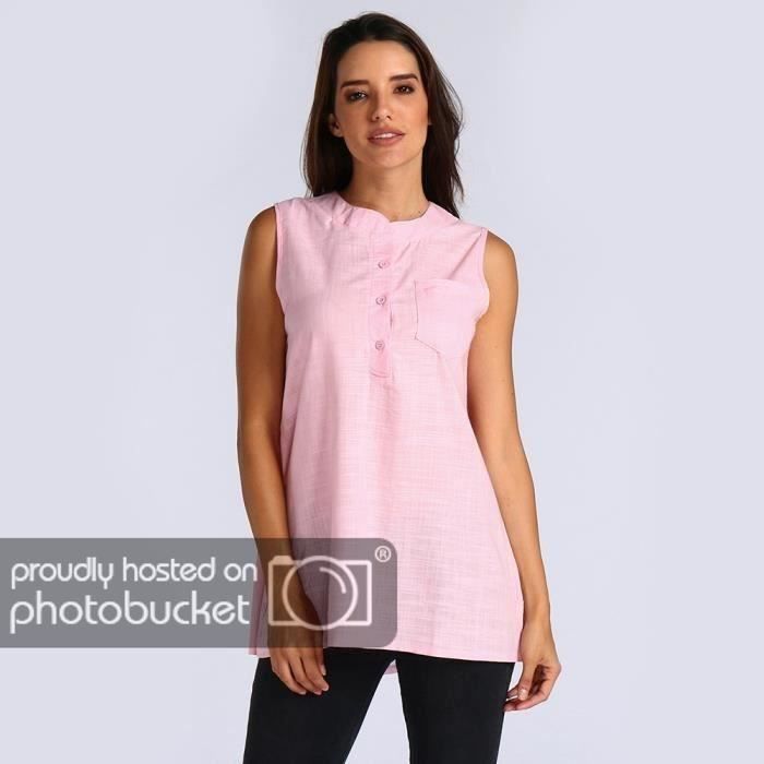 Chemise Lin Femme Col V Manches Longues – Blouse Chic Été Coton Lin Tunique Décontractée Élégante