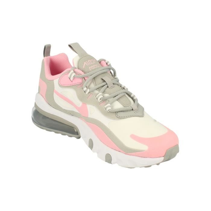 Chaussures de running Nike Air Max 270 React GS pour enfant Rose Running regulier Cdiscount Sport