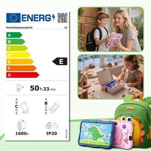 Tablettes éducatives pour enfants WiFi Double caméra Quad-Core 512Mo + 8Go 7 pouces compatible avec Google et Android -Rose - Tablettes éducatives - Achat & prix
