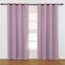 Rideaux Etoile Pour Enfants Oeillets Bloquant La Lumiere Rose