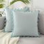 Get Wallpaper Topfinel 2 Housse Coussin 50x50cm Bleu Clair Avec Motif Plie 5d For Android Free