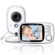 JG013760-Govee Bébé Moniteur Sans fil Babyphone 3,2 Écran LCD Couleur Ecoute Bébé Vidéo avec Caméra Vision Nocturne Surveillance-0